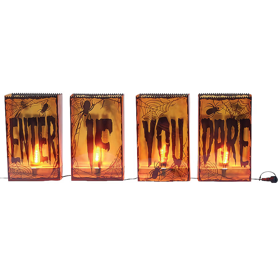 Haunted Living 1-ft Freestanding Lighted Haunted house Yard decoration