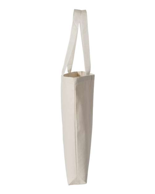 11L Canvas Tote with Contrast-Color Handles | USA Decoration