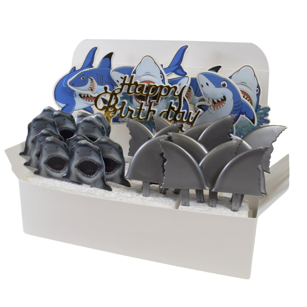 Medium Shark Cupcake Kit (ideal for 32 cupcakes)