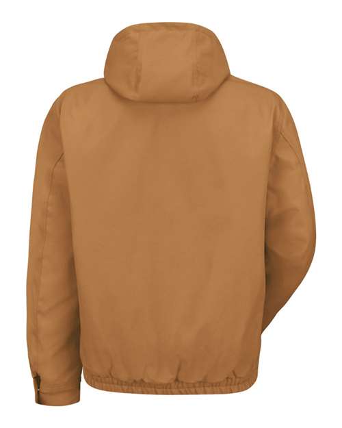 Blended Duck Zip-Front Hooded Jacket | USA Decoration