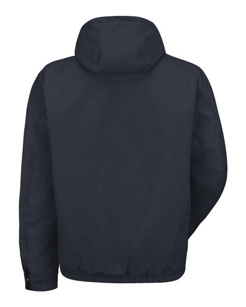 Blended Duck Zip-Front Hooded Jacket | USA Decoration