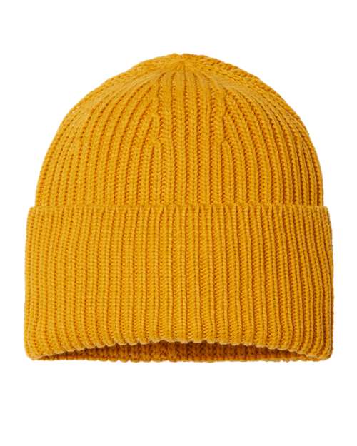 Sustainable Chunky Rib Cuffed Beanie | USA Decoration