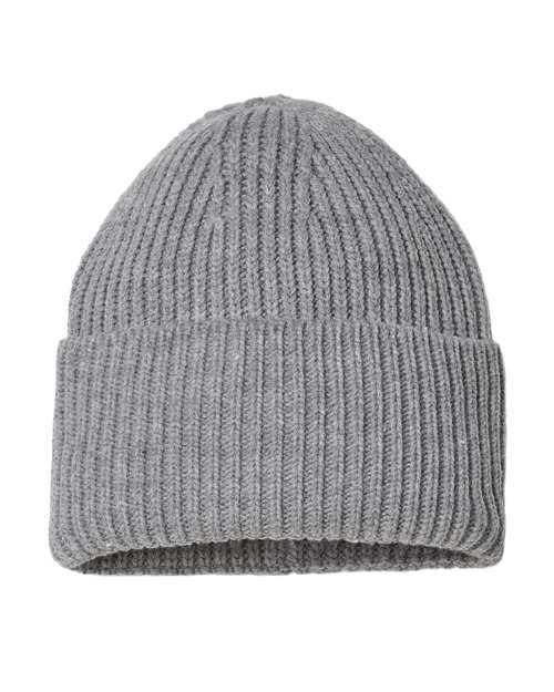 Sustainable Chunky Rib Cuffed Beanie | USA Decoration
