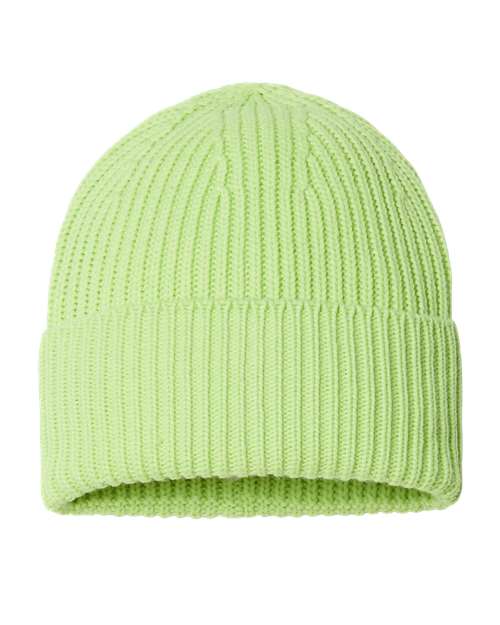 Sustainable Chunky Rib Cuffed Beanie | USA Decoration
