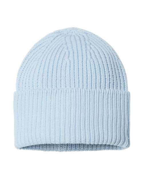 Sustainable Chunky Rib Cuffed Beanie | USA Decoration