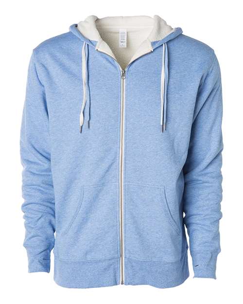 Sherpa-Lined Hooded Sweatshirt | USA Decoration