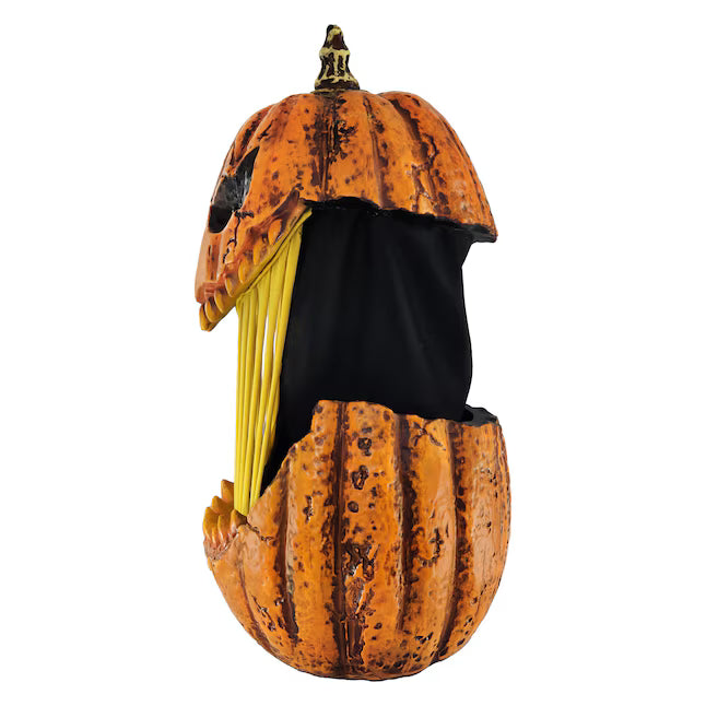 Haunted Living 11-in Lighted Pumpkin Tabletop Motion Activated Animatronic