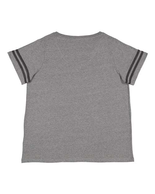 Curvy Collection Women's Vintage Football T-Shirt | USA Decoration