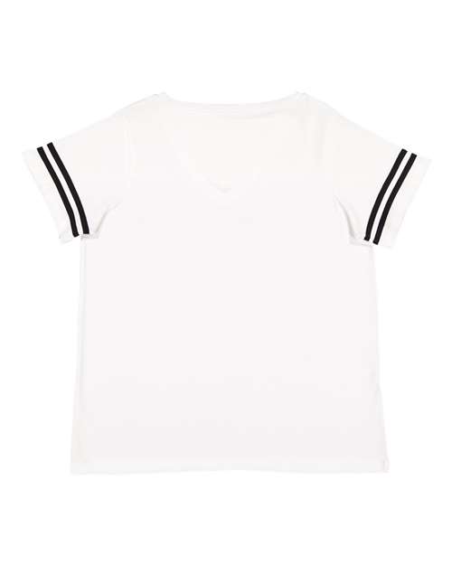Curvy Collection Women's Vintage Football T-Shirt | USA Decoration