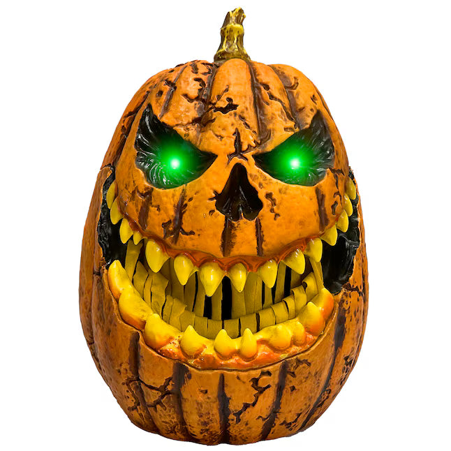 Haunted Living 11-in Lighted Pumpkin Tabletop Motion Activated Animatronic