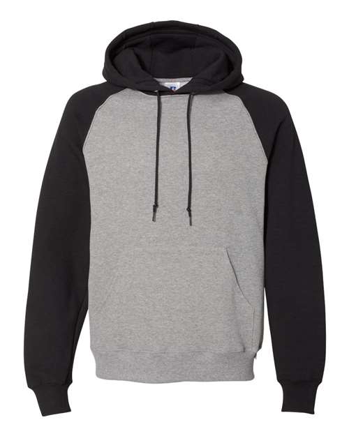 Dri Power® Colorblock Raglan Hooded Sweatshirt | USA Decoration