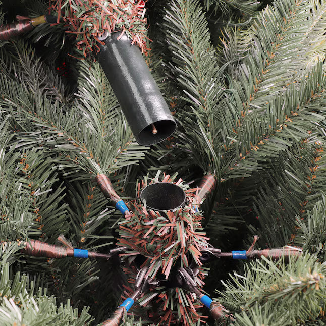 Holiday Living 7.5-ft Parque Pre-lit Artificial Christmas Tree with Color Changing LED Lights