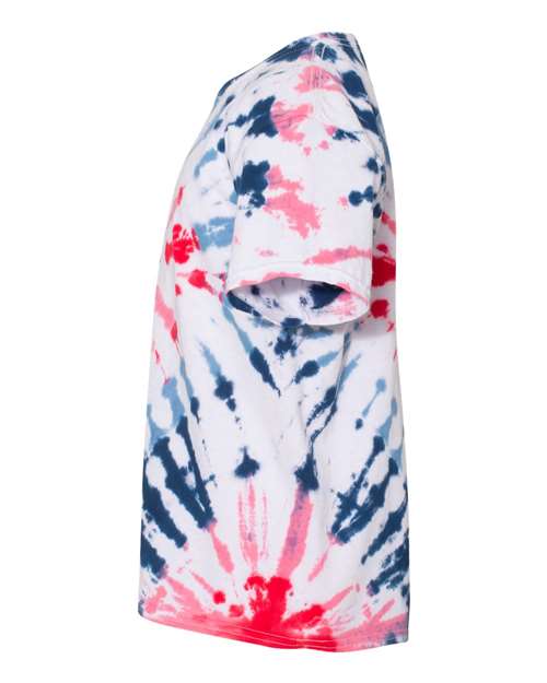 Youth Summer Camp Tie-Dyed T-Shirt | USA Decoration