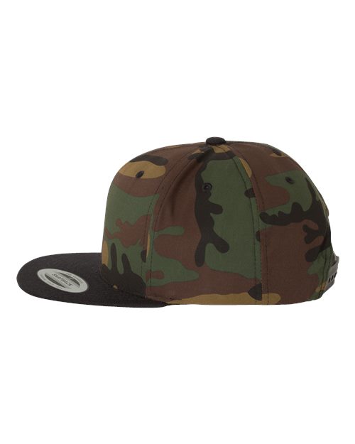 Premium Flat Bill Snapback Cap | USA Decoration