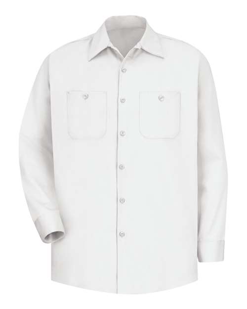 Cotton Long Sleeve Uniform Shirt - Tall Sizes | USA Decoration