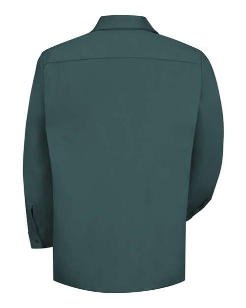 Cotton Long Sleeve Uniform Shirt - Tall Sizes | USA Decoration