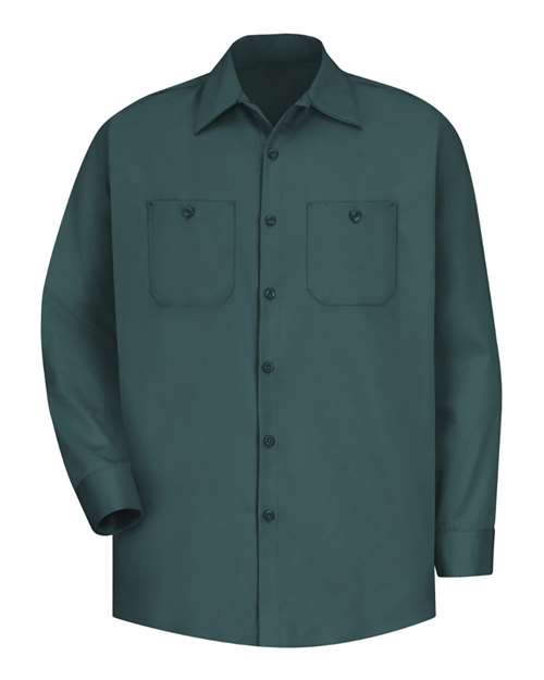 Cotton Long Sleeve Uniform Shirt - Tall Sizes | USA Decoration
