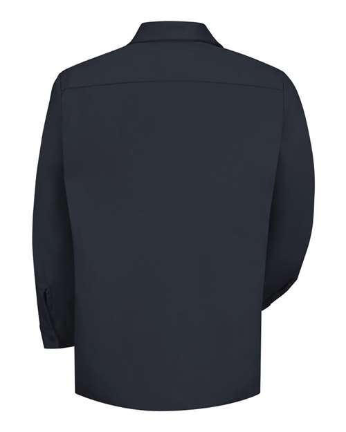 Cotton Long Sleeve Uniform Shirt - Tall Sizes | USA Decoration