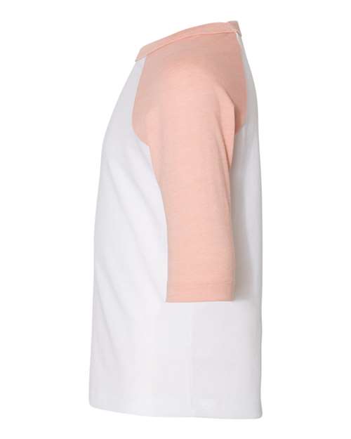 Toddler Three-Quarter Sleeve Baseball Tee | USA Decoration