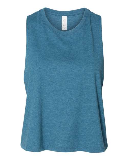 Women's Racerback Crop Tank | USA Decoration
