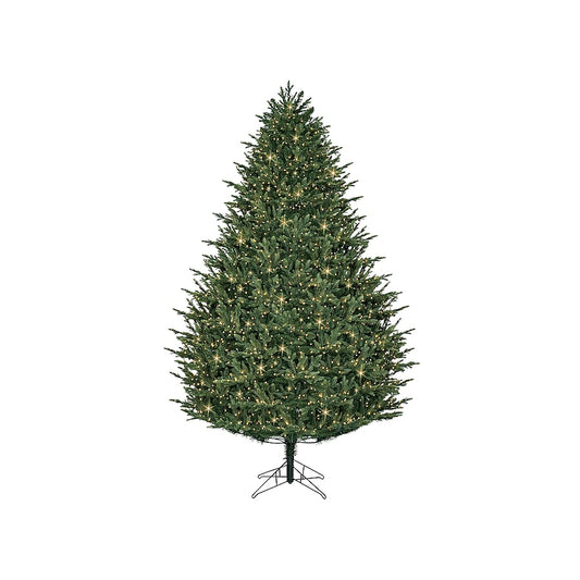 7.5-ft Madison Fir Pre-lit Artificial Christmas Tree with White LED lights | USA Decoration®
