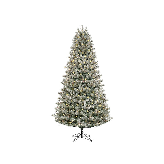 9-ft Carolina Pine Pre-lit Artificial Christmas Tree with Color Changing LED Lights | USA Decoration®