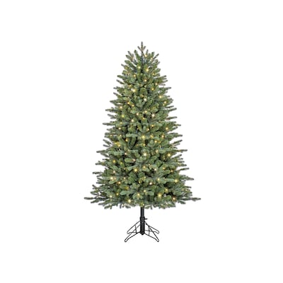 5-ft Aspen Fir Pre-lit Artificial Christmas Tree with Color Changing LED Lights | USA Decoration®