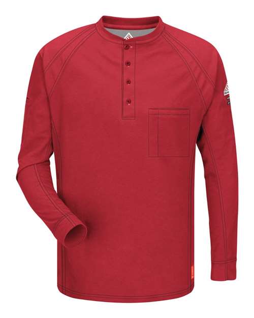 Long Sleeve Henley | USA Decoration
