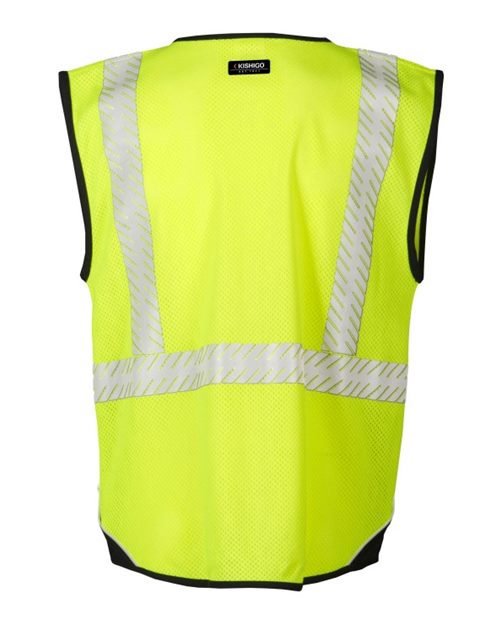 Premium Black Series® FR Black Bottom Mesh Vest | USA Decoration