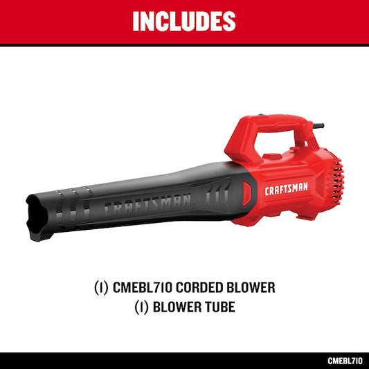 450-CFM 140-MPH Corded Electric Handheld Leaf Blower