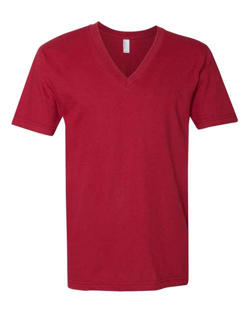 Fine Jersey V-Neck Tee | USA Decoration