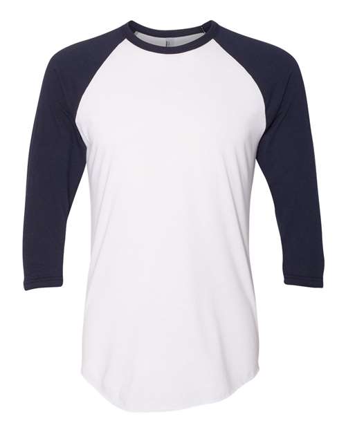 50/50 Raglan Three-Quarter Sleeve Tee | USA Decoration