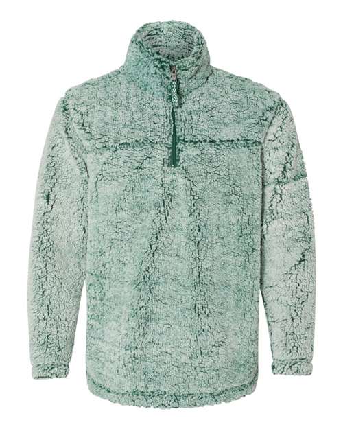 Sherpa Fleece Quarter-Zip Pullover | USA Decoration