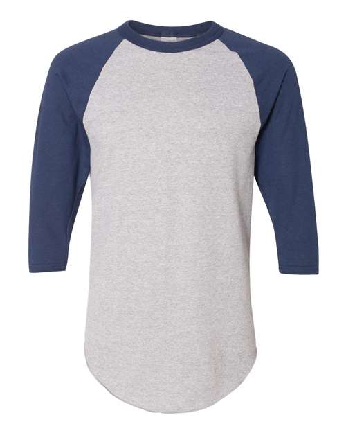 Three-Quarter Raglan Sleeve Baseball Jersey | USA Decoration
