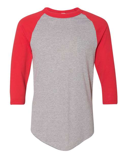 Three-Quarter Raglan Sleeve Baseball Jersey | USA Decoration