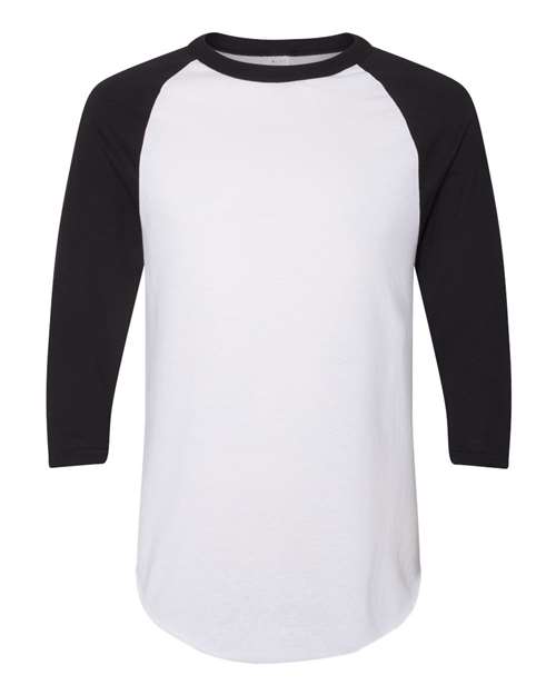 Three-Quarter Raglan Sleeve Baseball Jersey | USA Decoration