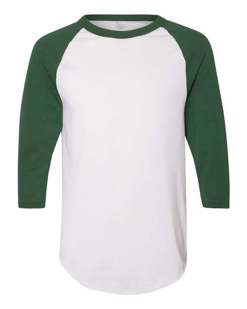 Three-Quarter Raglan Sleeve Baseball Jersey | USA Decoration
