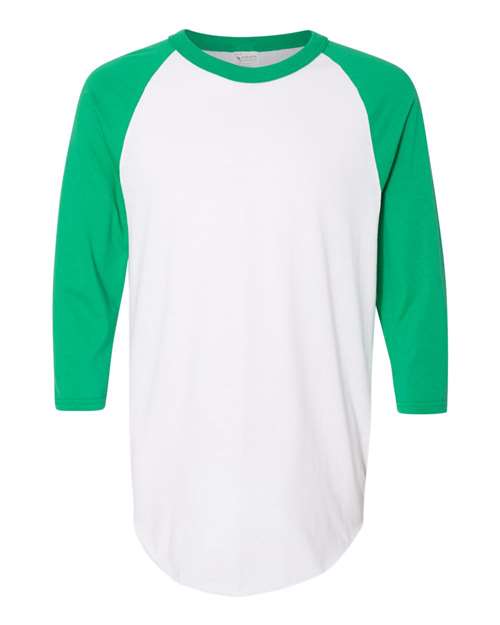 Three-Quarter Raglan Sleeve Baseball Jersey | USA Decoration