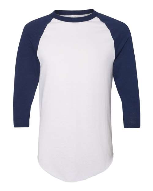 Three-Quarter Raglan Sleeve Baseball Jersey | USA Decoration