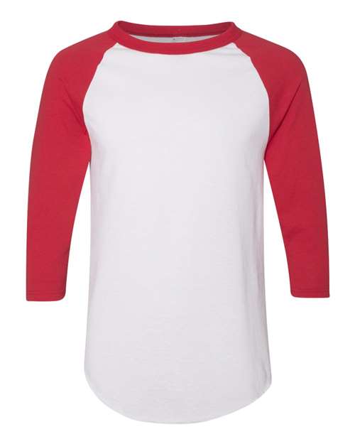 Three-Quarter Raglan Sleeve Baseball Jersey | USA Decoration