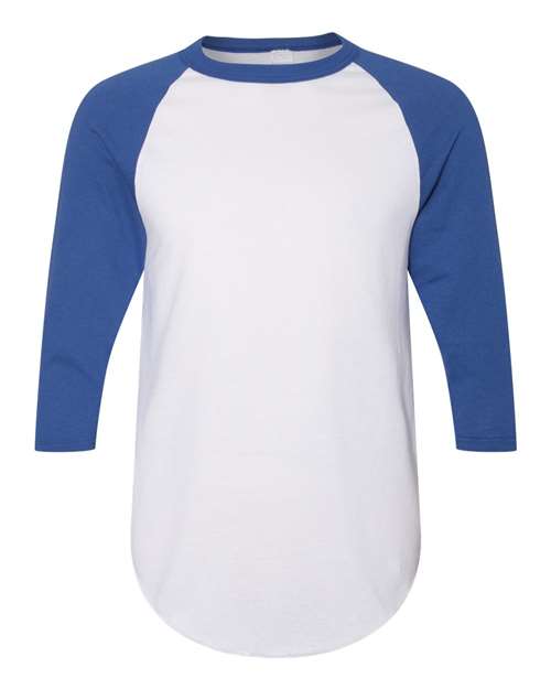 Three-Quarter Raglan Sleeve Baseball Jersey | USA Decoration