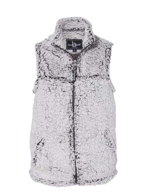 Women’s Sherpa Full-Zip Vest | USA Decoration