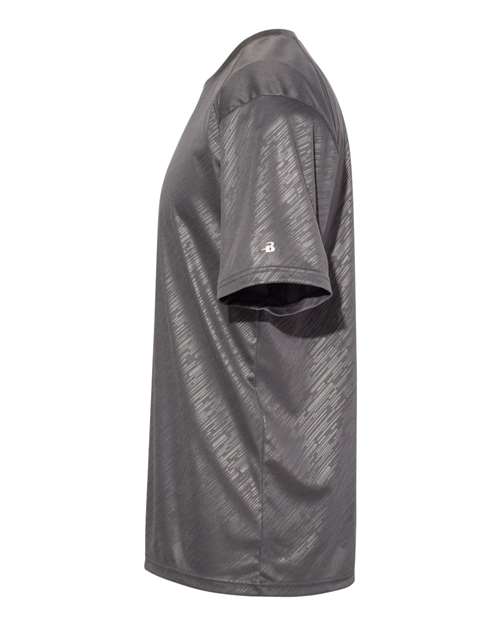 Line Embossed T-Shirt | USA Decoration