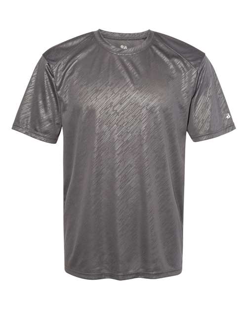 Line Embossed T-Shirt | USA Decoration