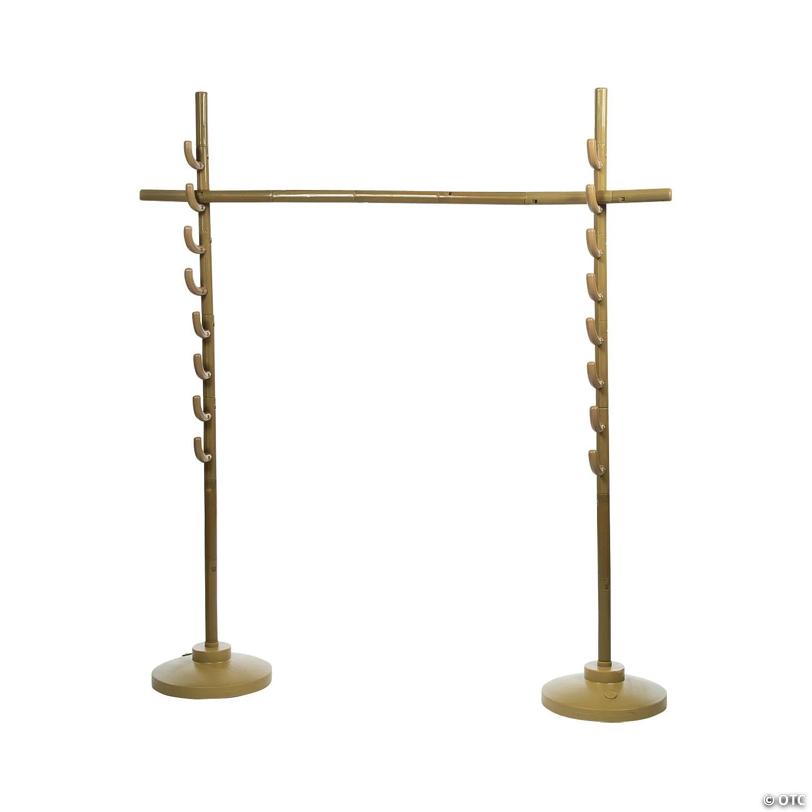 68 1/2" x 65" Deluxe Plastic Limbo Outdoor Party Game Kit with Base