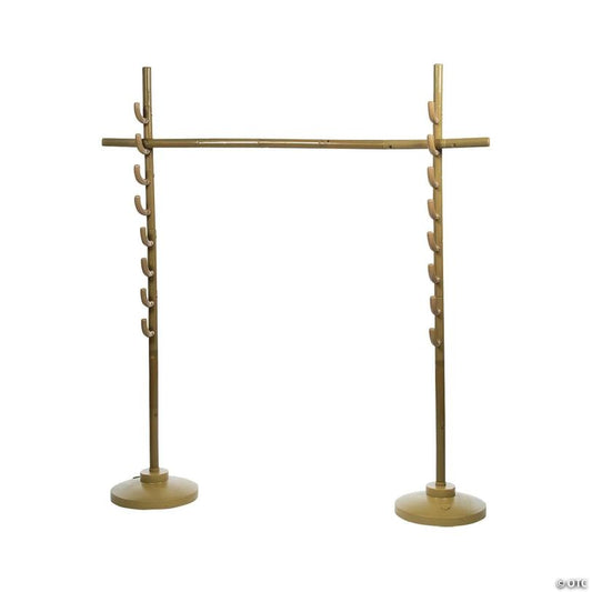 68 1/2" x 65" Deluxe Plastic Limbo Outdoor Party Game Kit with Base