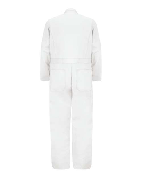 Button-Front Cotton Coverall - Tall Sizes | USA Decoration