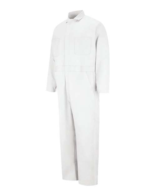 Button-Front Cotton Coverall - Tall Sizes | USA Decoration