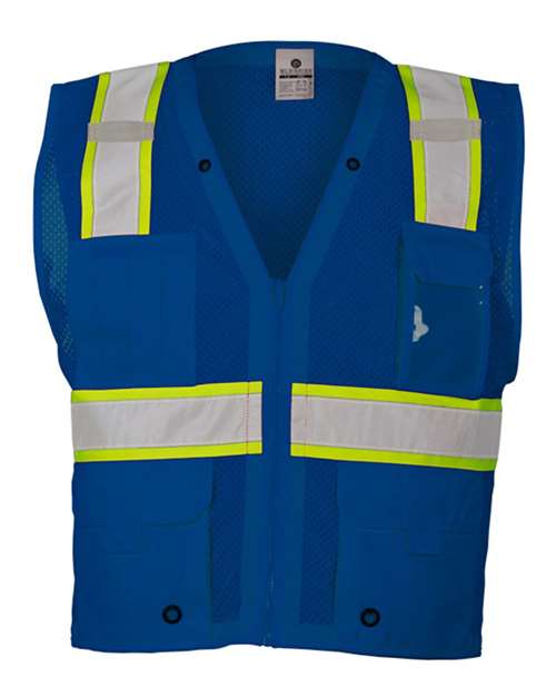 EV Series® Enhanced Visibility Multi-Pocket Mesh Vest | USA Decoration