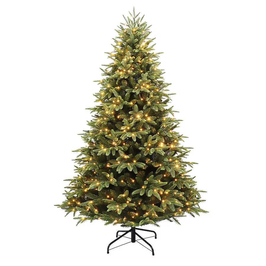 Holiday Living 7.5-ft Parque Pre-lit Artificial Christmas Tree with Color Changing LED Lights